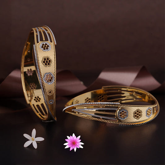 Classic Diamond Band Bangles – Timeless Elegance for Women