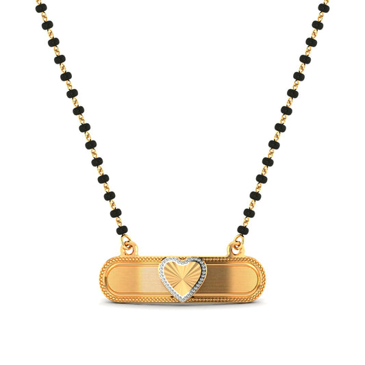Elegant Circle Diamond Mangalsutra Necklace – Traditional & Stylish Jewellery for Women