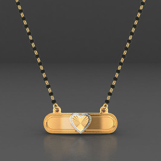 Elegant Circle Diamond Mangalsutra Necklace – Traditional & Stylish Jewellery for Women