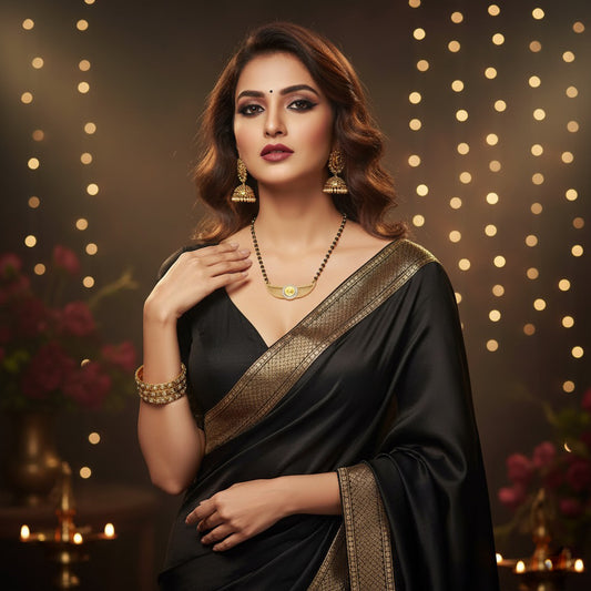 Elegant Circle Diamond Mangalsutra Necklace – Traditional & Stylish Jewellery for Women