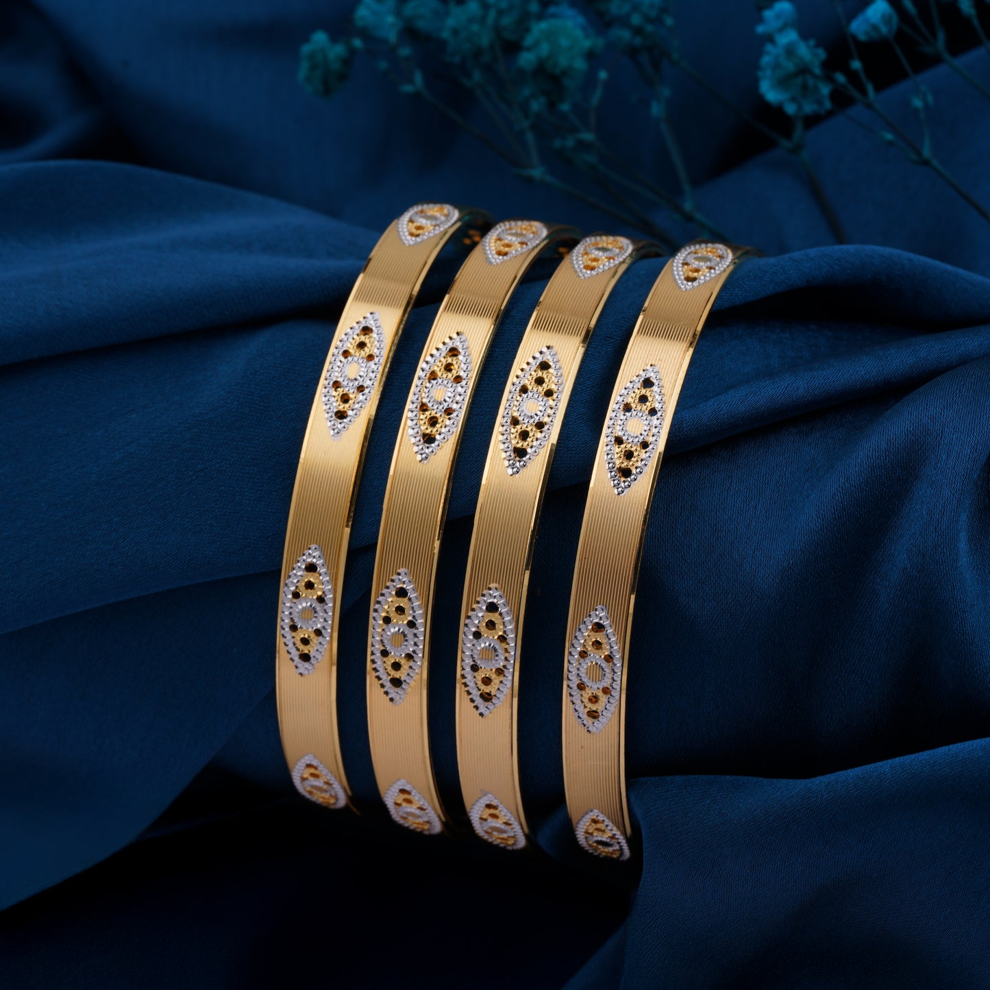 Classic Diamond Band Bangles – Timeless Elegance for Women