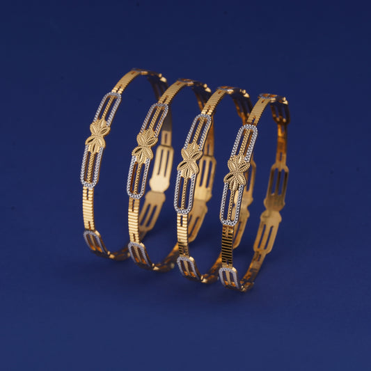 Classic Diamond Band Bangles – Timeless Elegance for Women