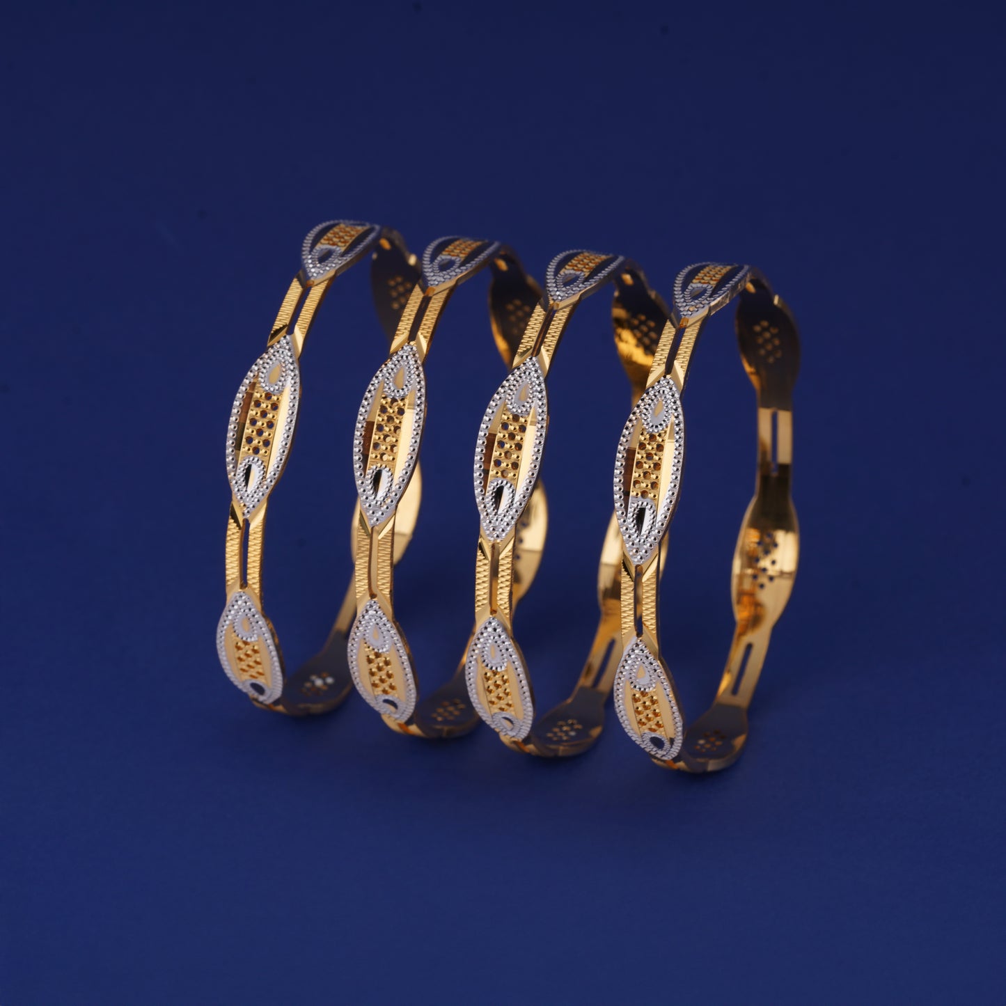 Classic Diamond Band Bangles – Timeless Elegance for Women