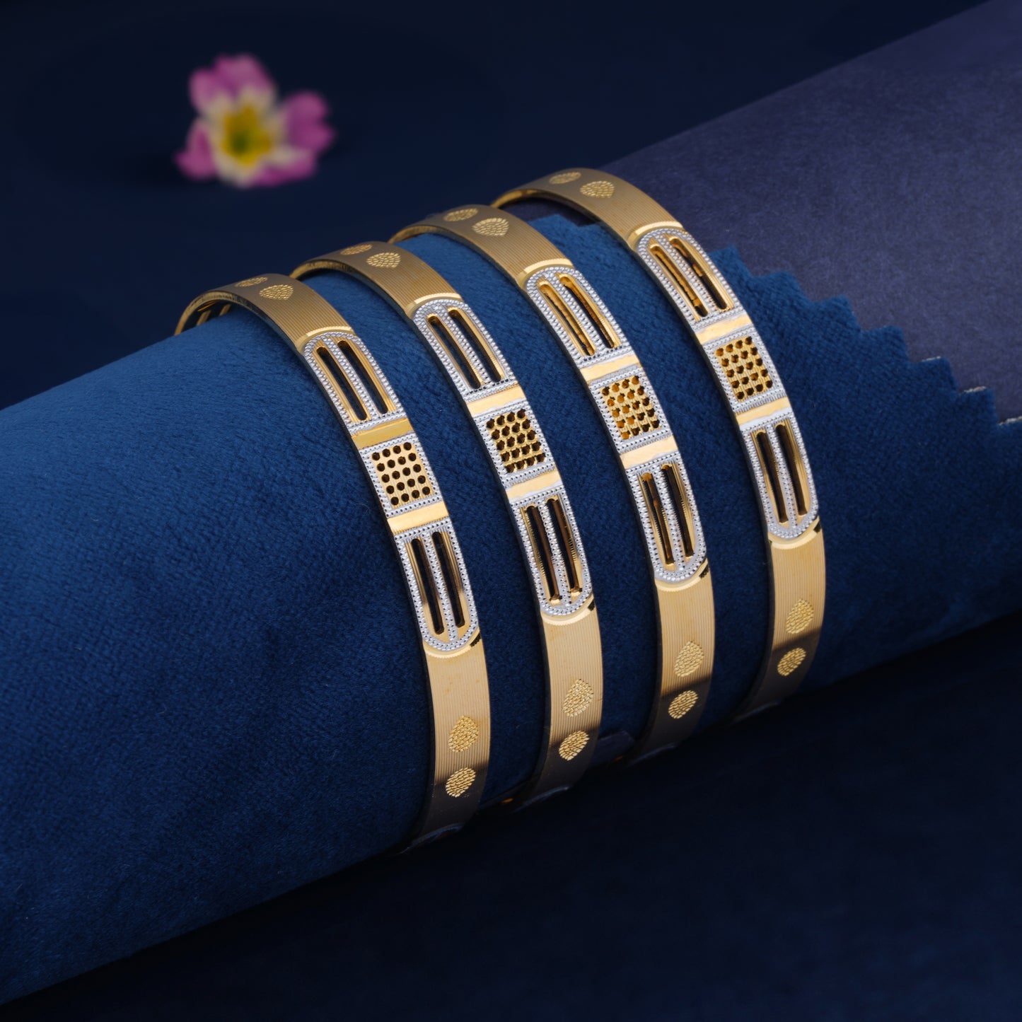 Classic Diamond Band Bangles – Timeless Elegance for Women