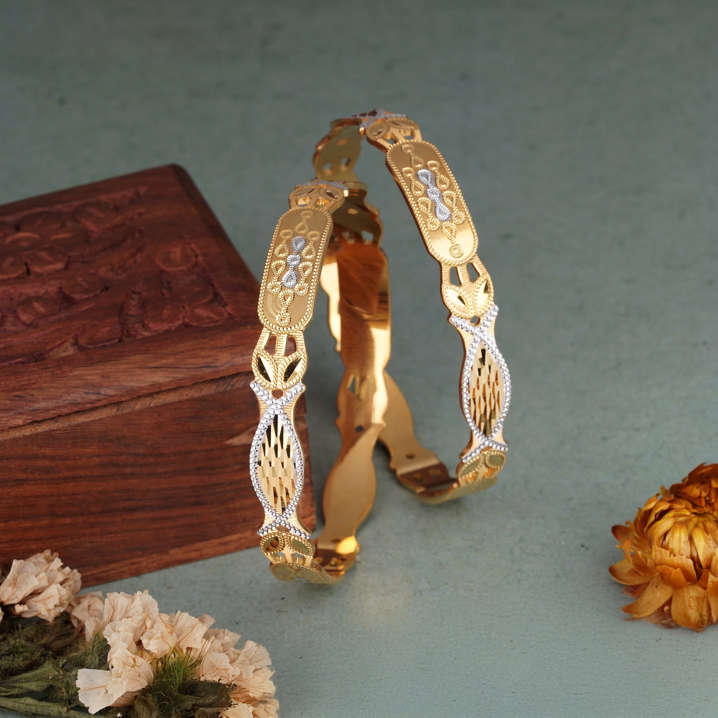 Classic Diamond Band Bangles – Timeless Elegance for Women