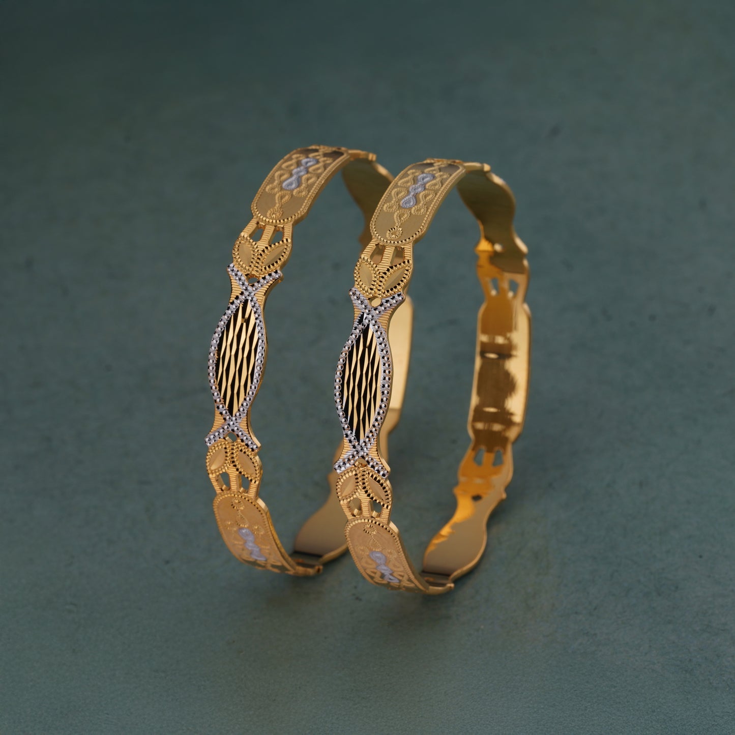 Classic Diamond Band Bangles – Timeless Elegance for Women