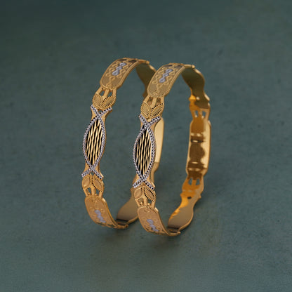 Classic Diamond Band Bangles – Timeless Elegance for Women