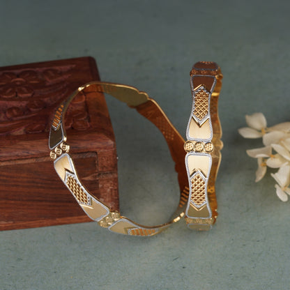 Classic Diamond Band Bangles – Timeless Elegance for Women