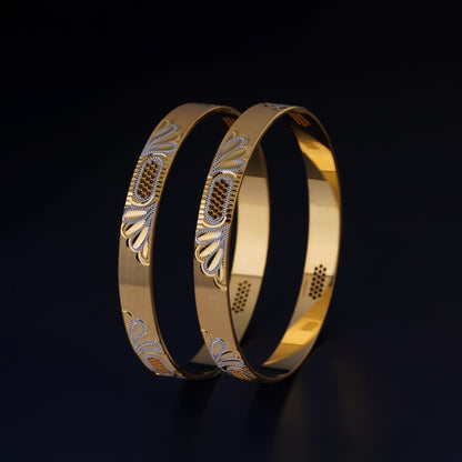 Classic Diamond Band Bangles – Timeless Elegance for Women