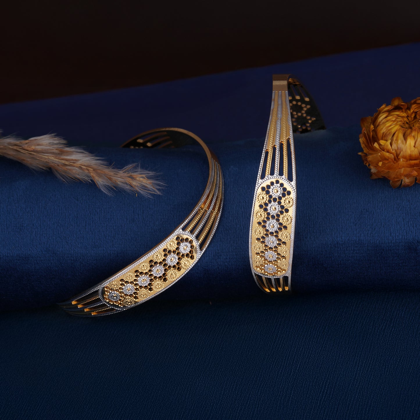 Classic Diamond Band Bangles – Timeless Elegance for Women