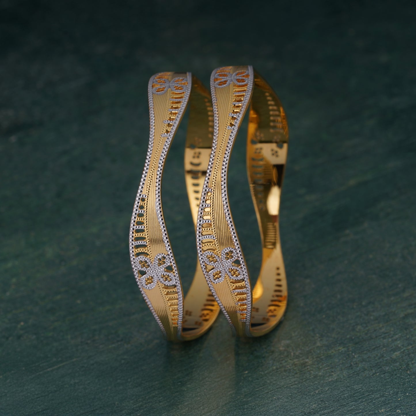 Classic Diamond Band Bangles – Timeless Elegance for Women