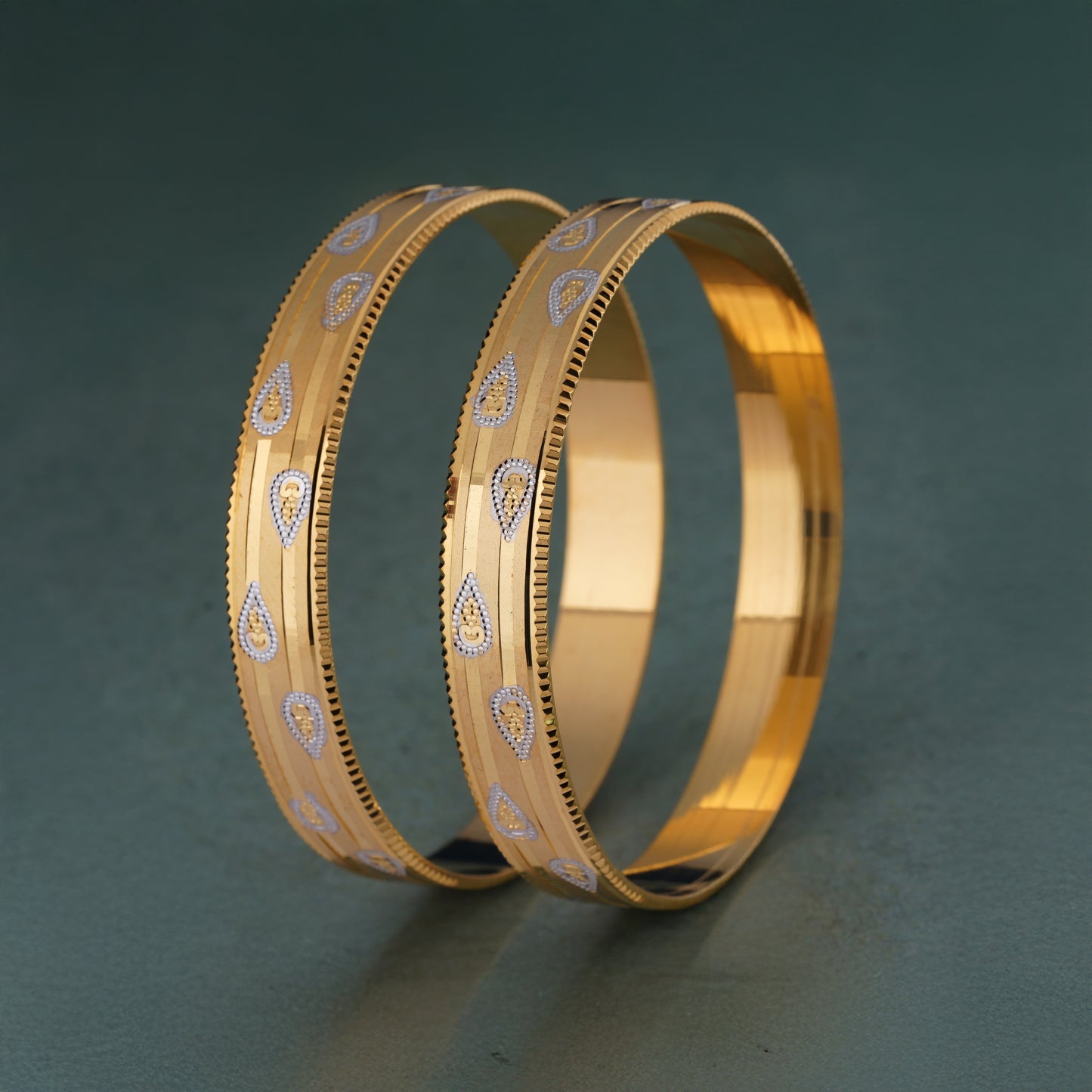 Classic Diamond Band Bangles – Timeless Elegance for Women