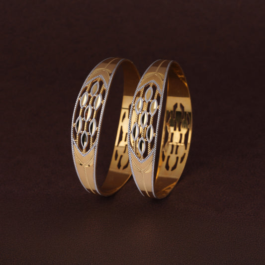 Classic Diamond Band Bangles – Timeless Elegance for Women