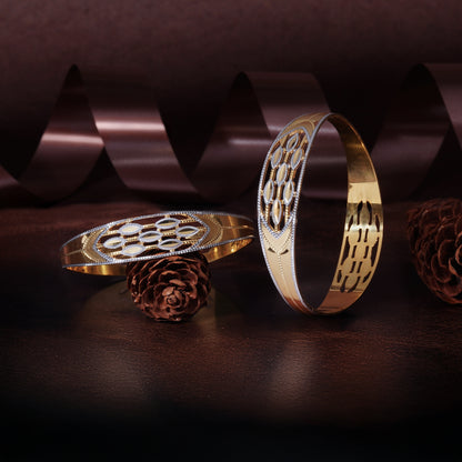 Classic Diamond Band Bangles – Timeless Elegance for Women