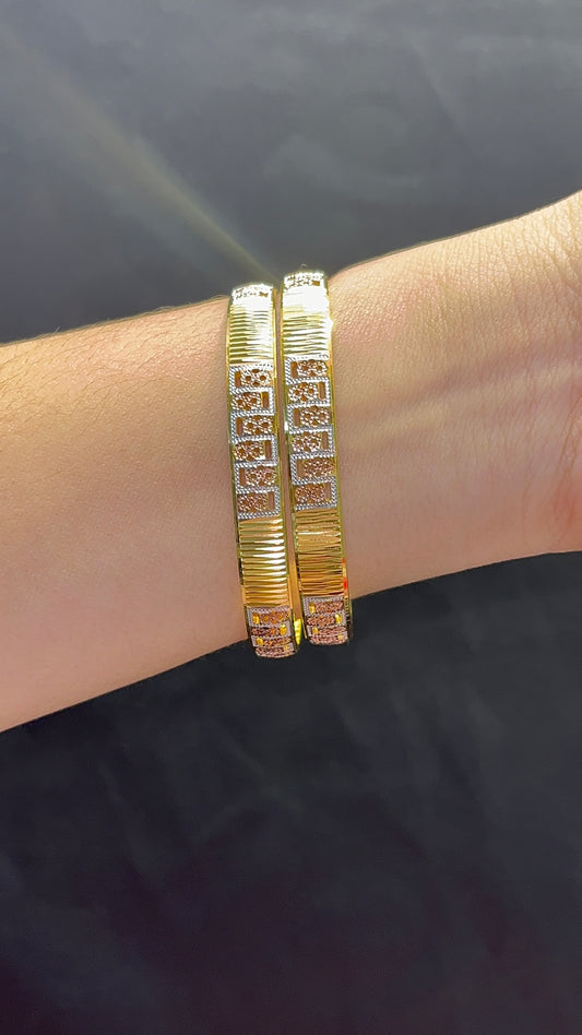 Half round Bangles