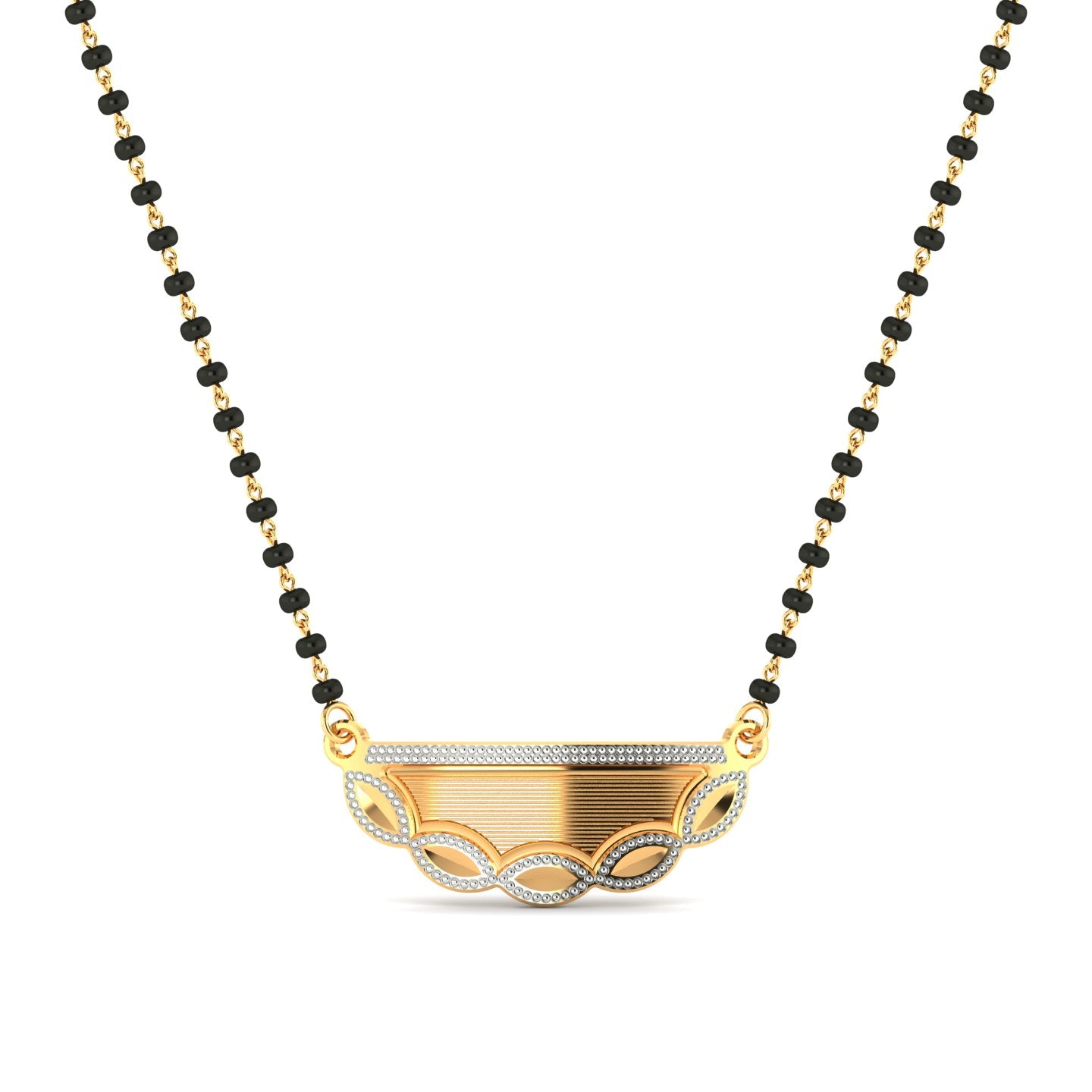 elegant circle diamond mangalsutra necklace – traditional & stylish jewellery for women